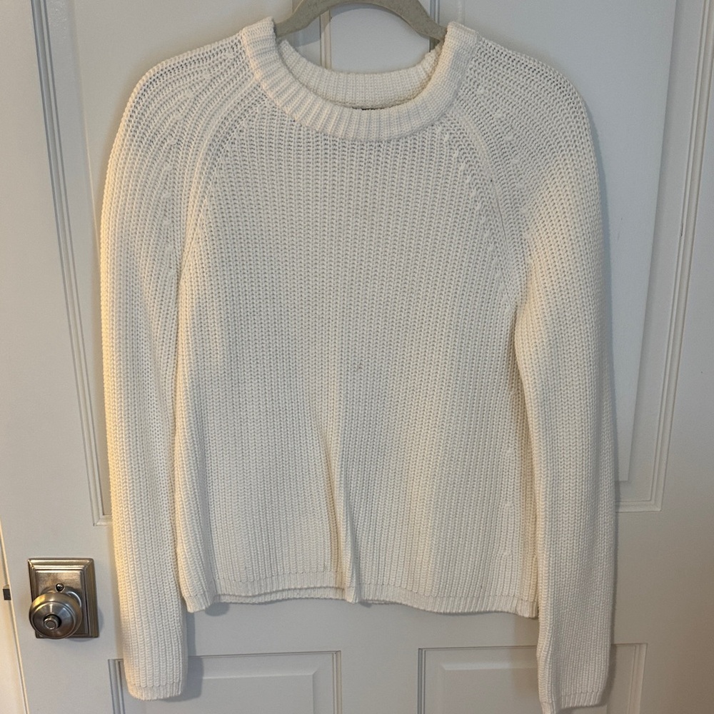 Quince Classic Cream Crew Neck Sweater
